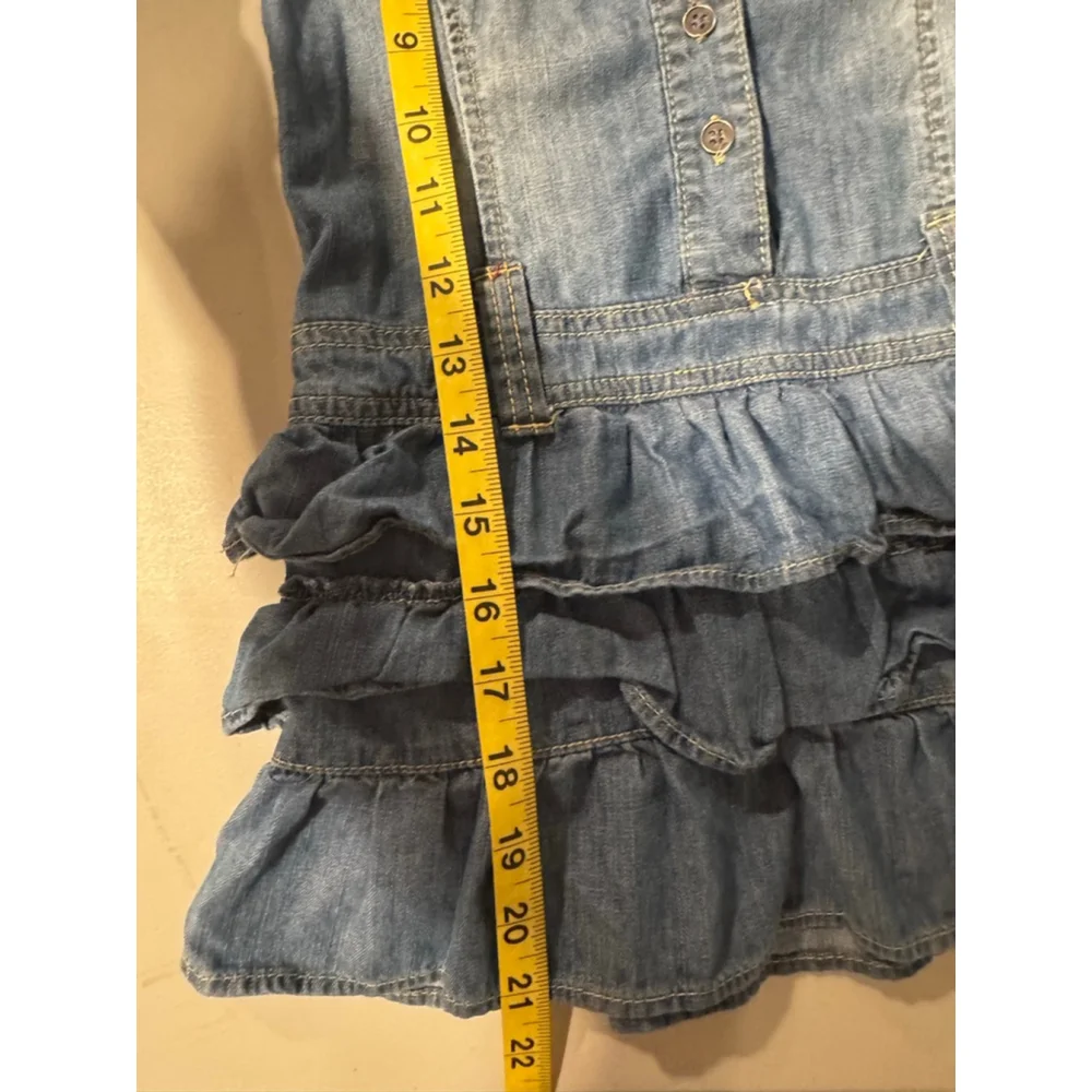 The Children's Place Girls Blue Denim Dress Size 6